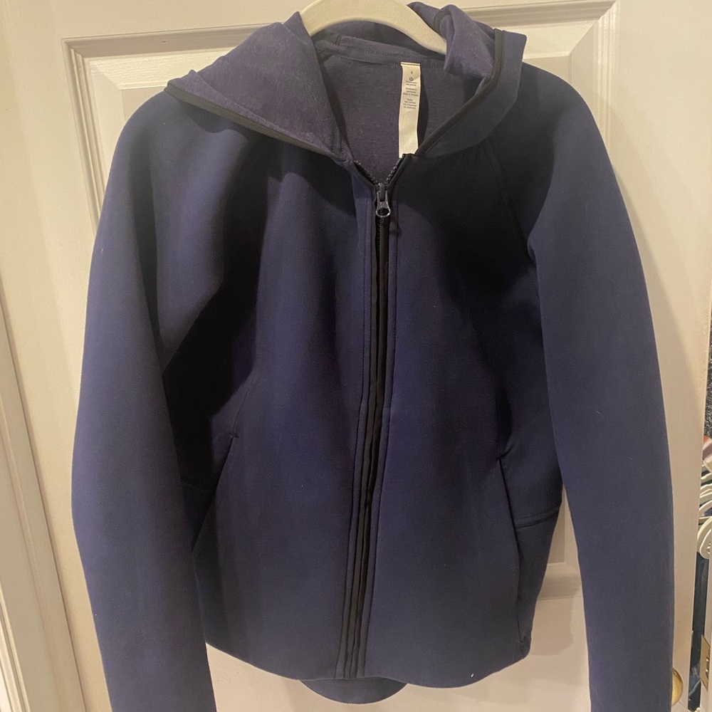 Lululemon Navy Blue Zip-Up Hoodie